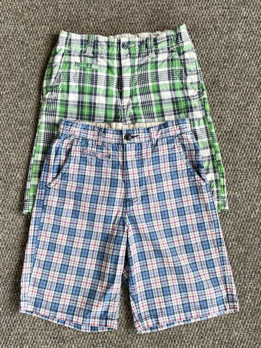 EUC Boy's GAP Plaid Shorts 14 Reg